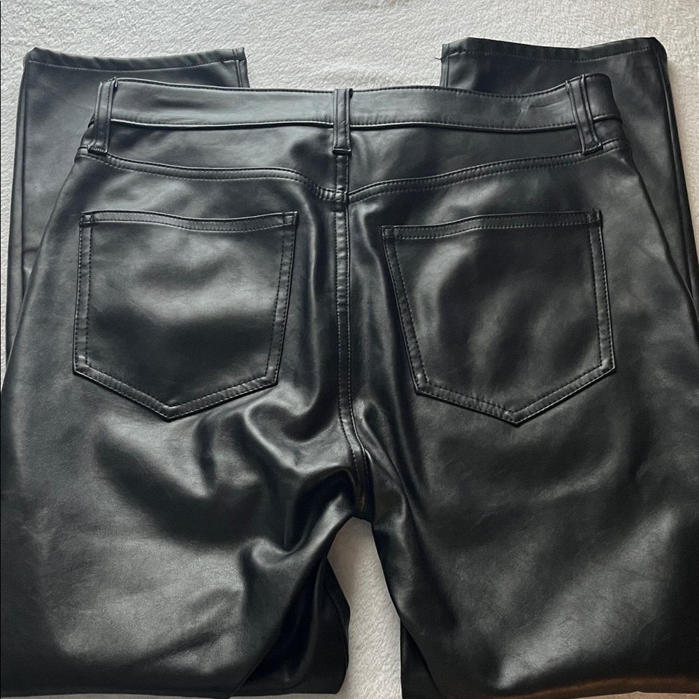 GAP Faux Leather Pants - Picture 8 of 9